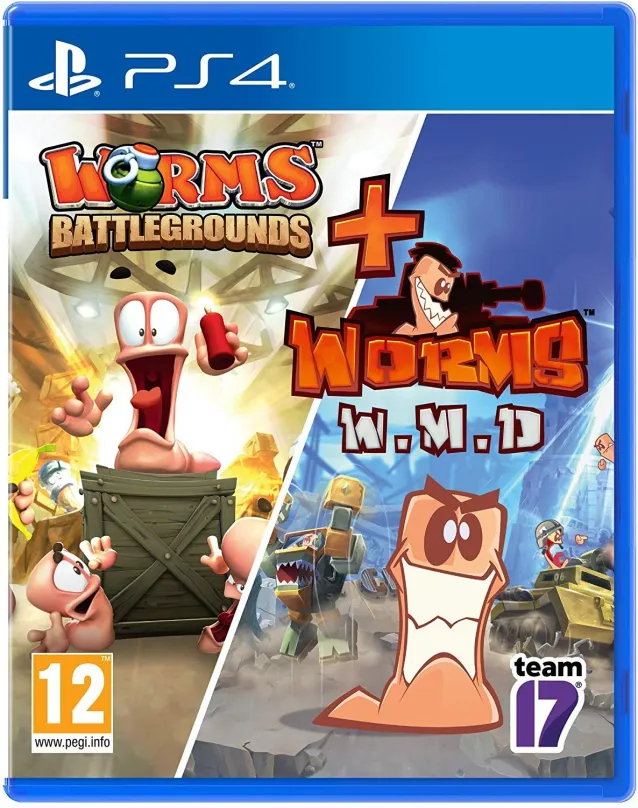 Hra na konzole Worms Battlegrounds + Worms WMD Double Pack - PS4