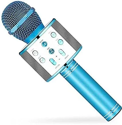 Detský mikrofón Karaoke mikrofón Eljet Globe Blue