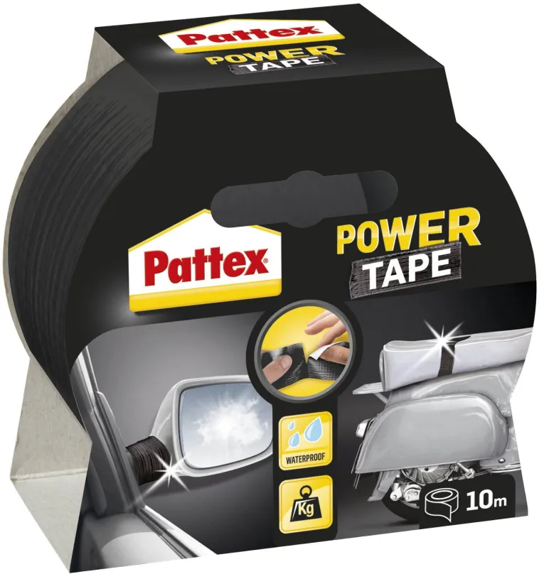 Lepiaca páska PATTEX Power tape black 10 m