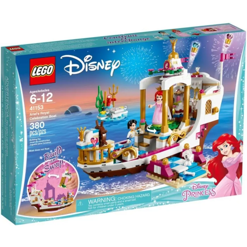 Stavebnica LEGO Disney 41153 Arielin kráľovský čln na oslavy