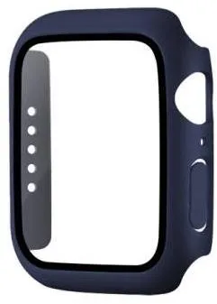 Ochranný kryt na hodinky COTEetCI polykarbonátové púzdro s ochranou displeja pre Apple Watch 7 41mm modrá
