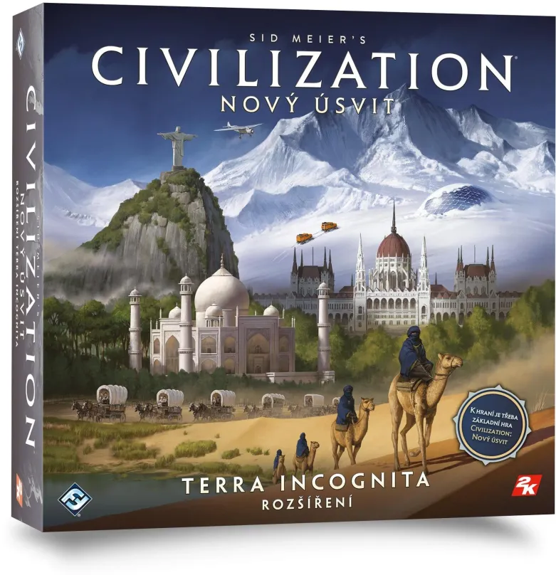 Dosková hra Civilizácia: Nový úsvit - Terra Incognita rozšírenie