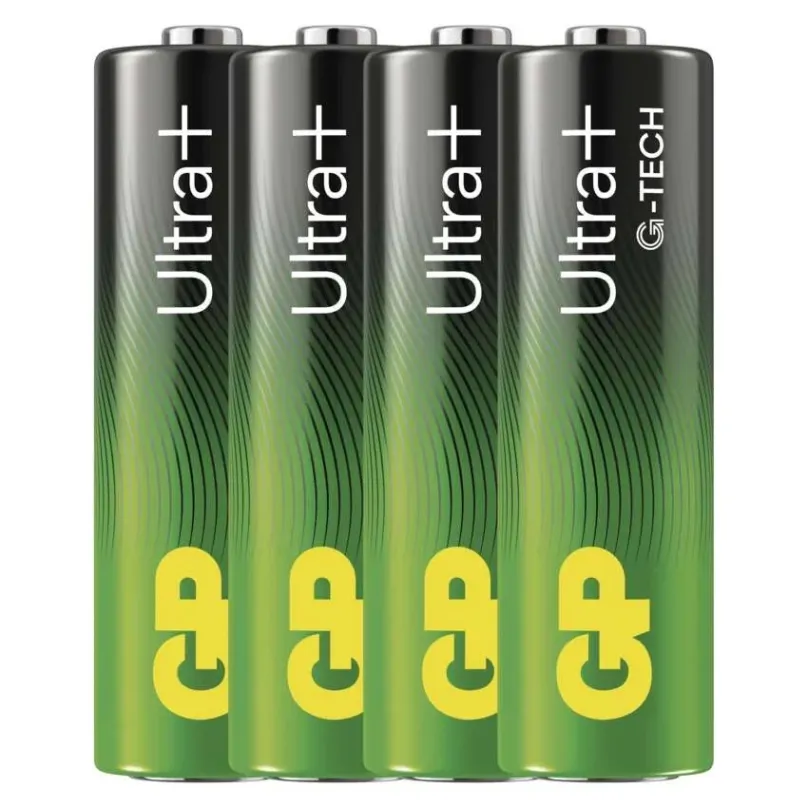 GP Alkalická batéria Ultra Plus AA (LR6) 4ks