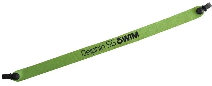 Delphin Plávajúce popruh na okuliare Swim Zelený