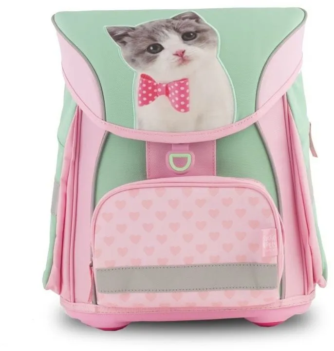 Školský batoh Studio Pets Mačka, s predným vreckom, fidlock zámok