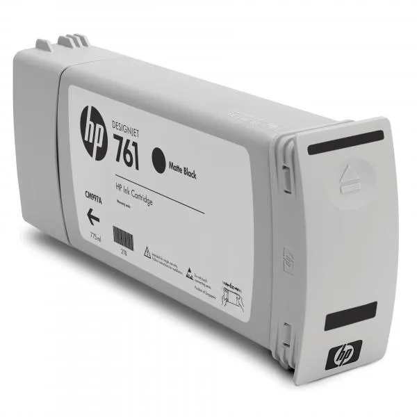 HP originálny ink CM997A, matný čierny, 775ml, HP 761, HP DesignJet T7100