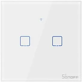 WiFi spínač Sonoff T1EU2C-TX Series, pre osvetlenie, pripojenie: WiFi 2,4 GHz, kompatibiln
