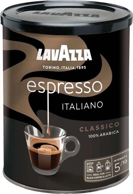 Káva Lavazza Caffe Espresso, mletá, 250g, mletá, 100% arabica,