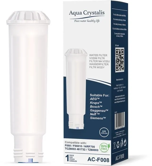 Filter do kávovaru Aqua Crystalis AC-F008 pre kávovary Krups / Nivona (Náhrada filtrov F08801 aj NIRF700)
