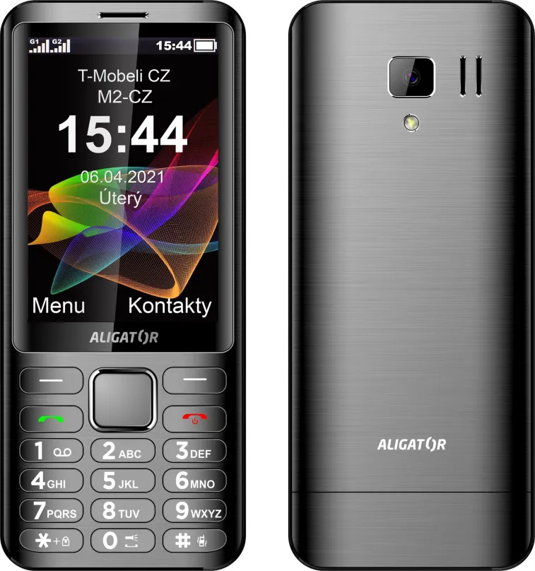 Mobilný telefón Aligator D950 čierna