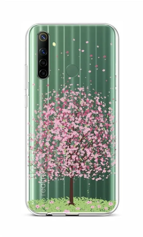 Kryt na mobil TopQ Realme 6i silikón Blossom Tree 56318