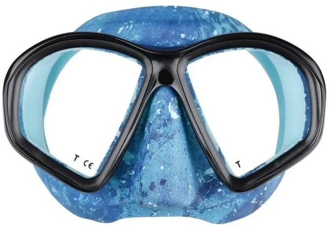 Potápačské okuliare Mares Sealhouette, modrý silikón, čierny rámček