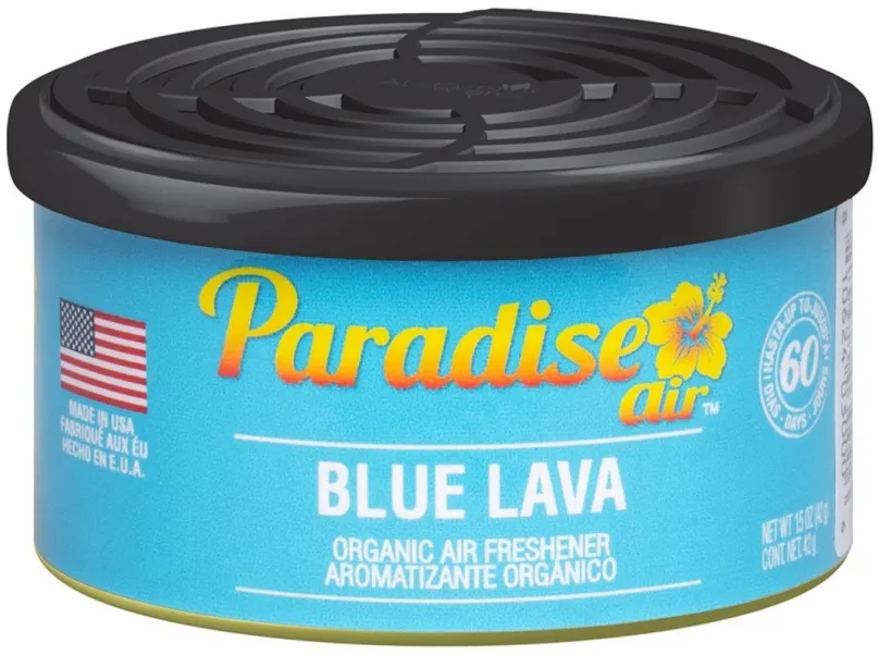 Vôňa do auta Paradise Air Organic Air Freshener, vôňa Blue Lava