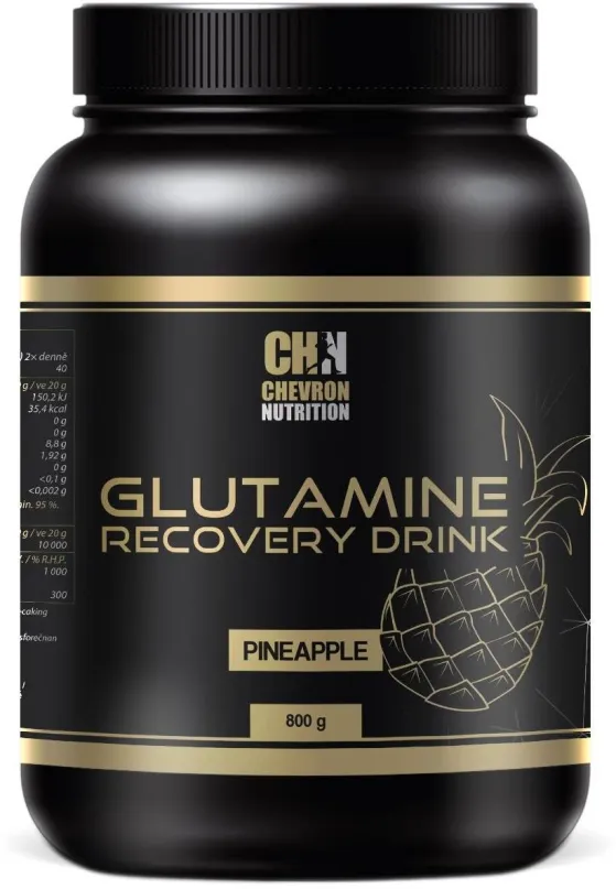 Aminokyseliny Glutamine Recovery Drink 800 g ananás