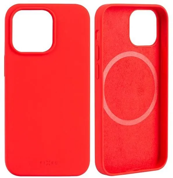 Kryt na mobil FIXED MagFlow s podporou MagSafe pre Apple iPhone 13 Pre červený