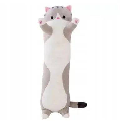 Plyšák Mačka šedá 50 cm