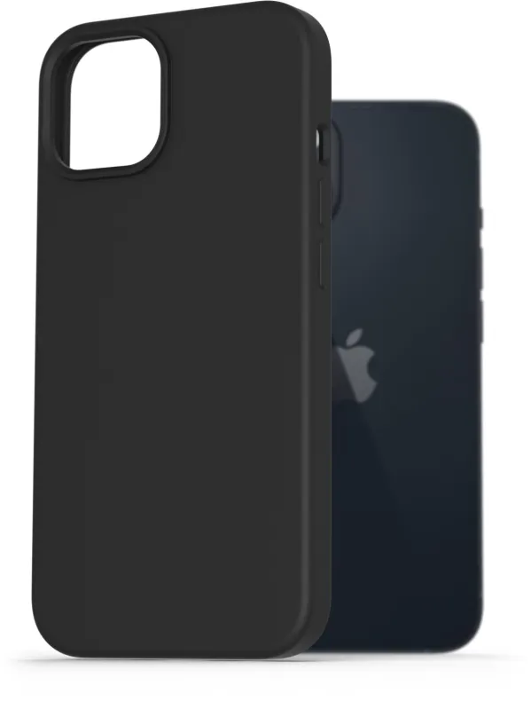 Kryt na mobil AlzaGuard Premium Liquid Silicone Case pre iPhone 14 čierne