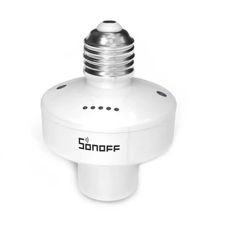 WiFi objímka Sonoff SlampherR2, Wi-Fi Smart Lamp Holder, do pätice E27, párovanie s WiFi s