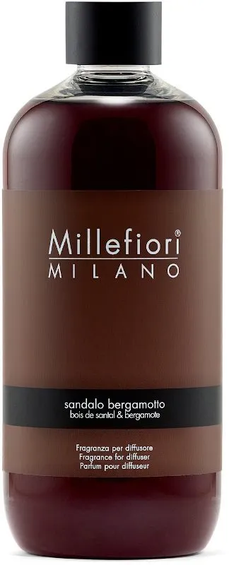 Náplň do difuzéra MILLEFIORI MILANO Sandalo Bergamotto náplň 500 ml