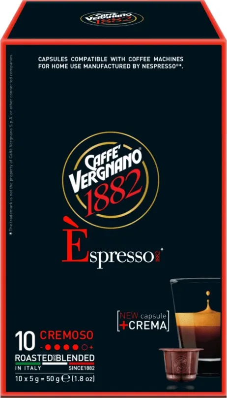 Kávové kapsule Vergnano Espresso Cremissimo 10ks