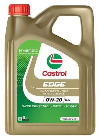 Motorový olej Castrol EDGE 0W-20 LL IV Fluid TITANIUM; 4 L