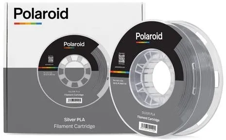 Filament Polaroid PLA Silver S 1kg, materiál PLA, priemer 1,75 mm, hmotnosť 1 kg, vhodná