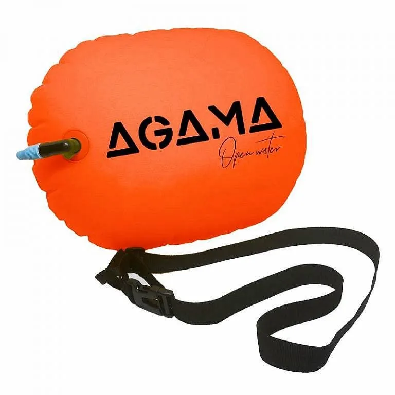 Bójka Agama OPEN WATER 7 L, oranžová, plavecká s objemom 7 litrov, z pevného PVC materiálu