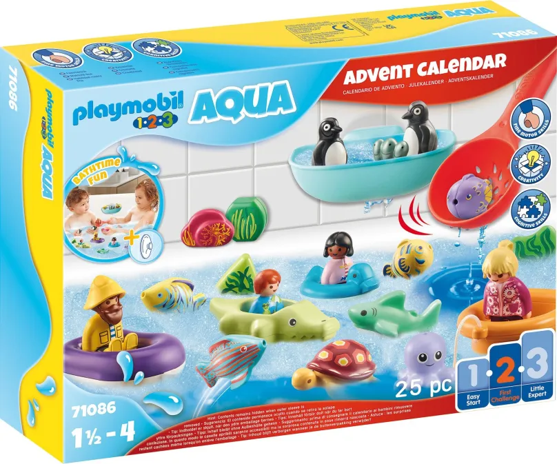 Playmobil 71086 Aqua Adventný kalendár Zábava vo vode (1.2.3)