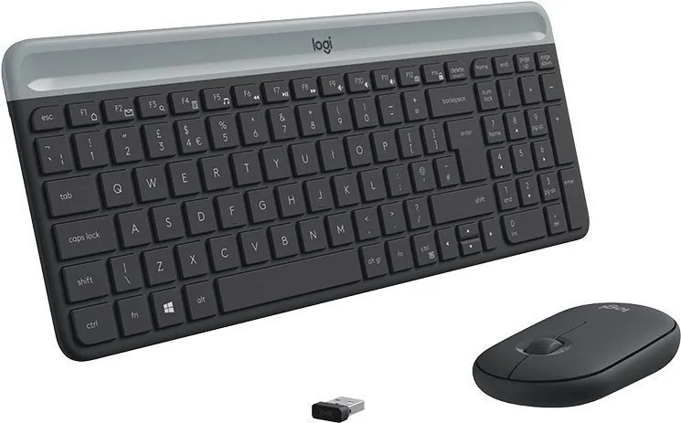 Set klávesnice a myši Logitech Slim Wireless Combo MK470 - SK/SK