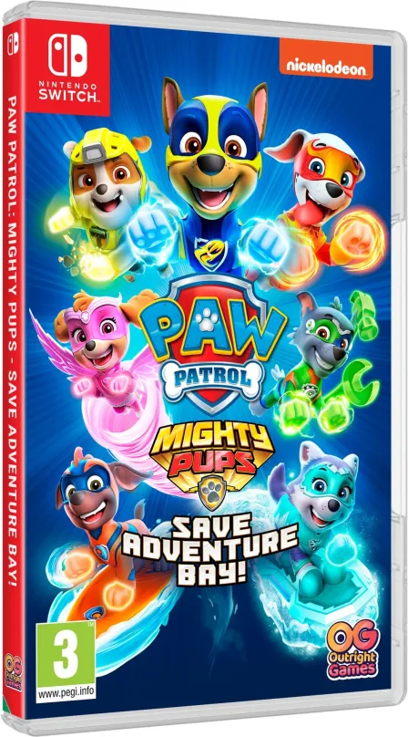 Hra na konzole Tlapková Patrola: Mighty Pups Save Adventure Bay - Nintendo Switch