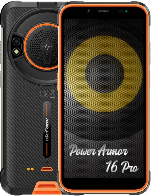 Mobilný telefón UleFone Power Armor 16 Pre oranžová