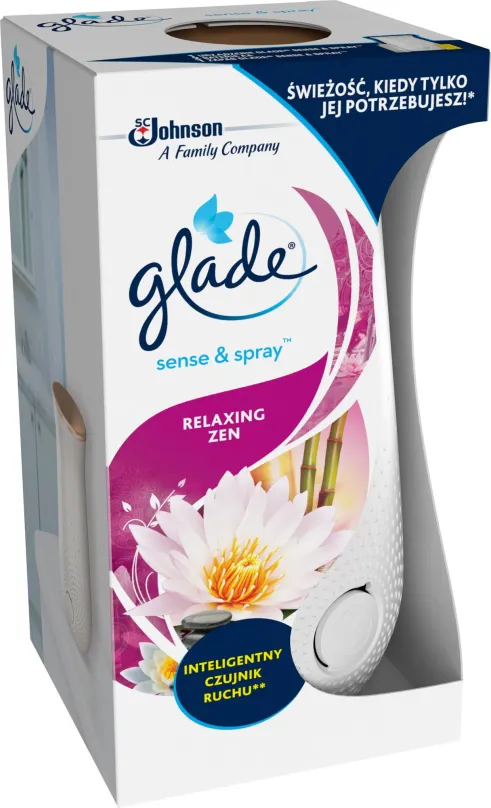 Osviežovač vzduchu GLADE Sense&Spray Relaxing Zen komplet 18 ml