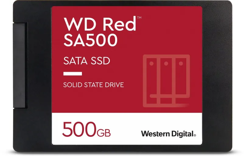SSD disk WD Red SA500 500GB, 2.5", SATA III, TLC (Triple-Level Cell), rýchlosť čítani