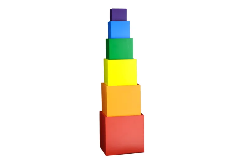 Moyo Montessori Stohovacie farebné boxy