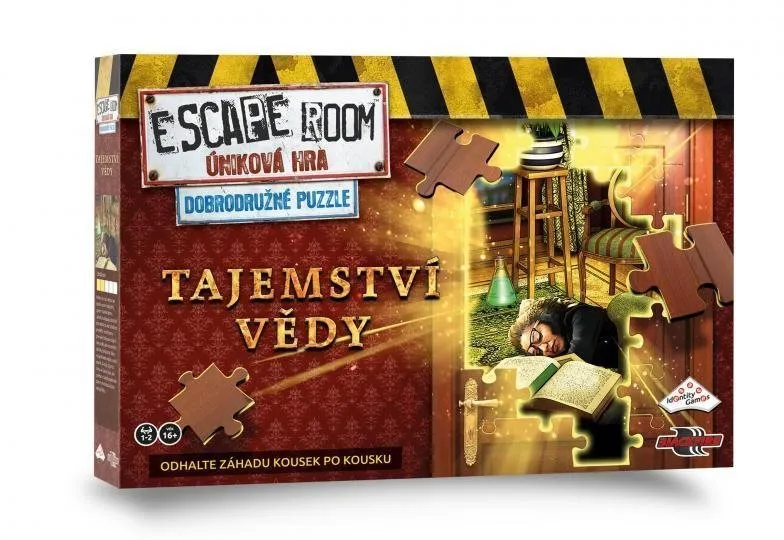 Párty hra ESCAPE ROOM: Dobrodružné puzzle - Tajomstvo vedy