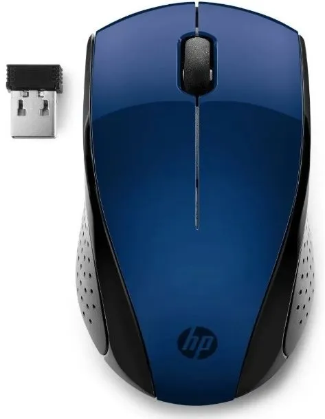 Myš HP Wireless Mouse 220 Lumiere Blue, bezdrôtová, symetrická, na AA batérie, citlivosť 1