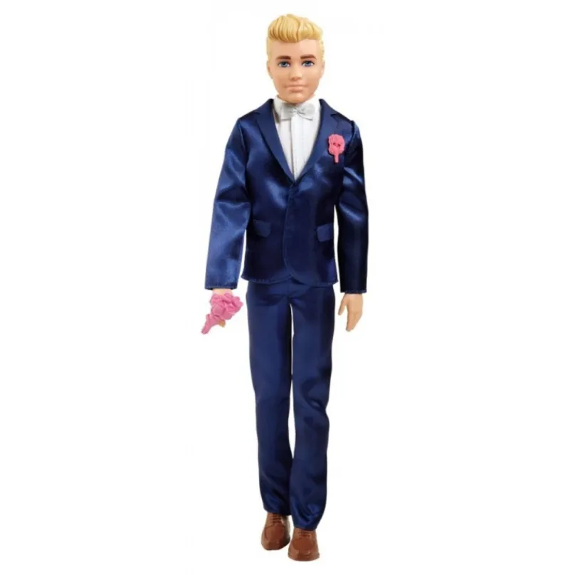 Barbie Ženích v modrom, Mattel GTF36