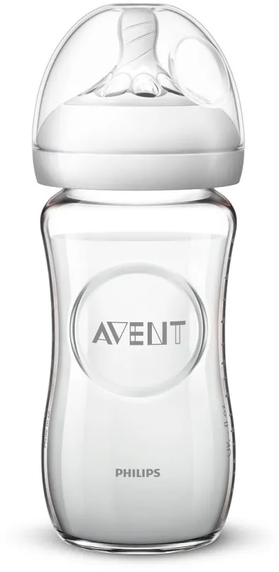 Dojčenská fľaša Philips AVENT Natural sklenená 240 ml