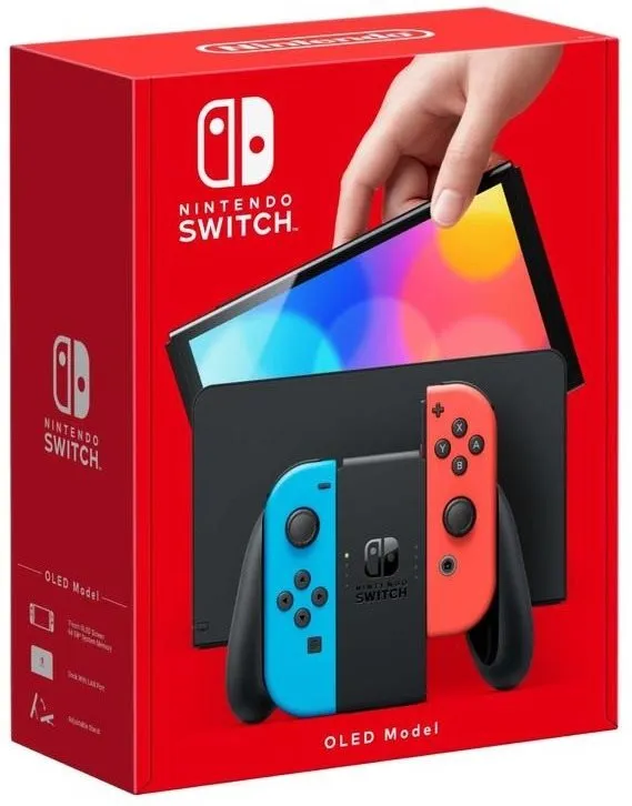 Herná konzola Nintendo Switch (OLED model) Neon blue/Neon red