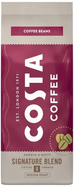 Káva Costa Coffee Signature Blend Medium Zrnková káva, 200g, zrnková, zmes, miesto pražín