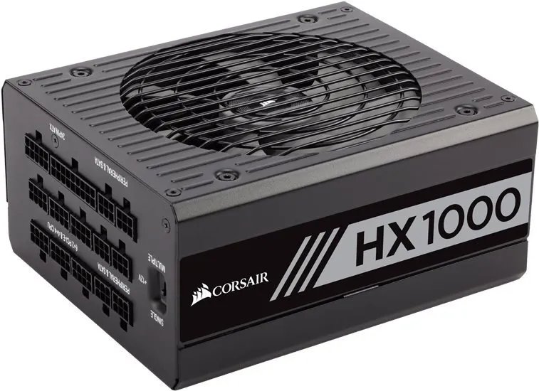 Počítačový zdroj Corsair HX1000, 1000W, ATX, 80 PLUS Platinum, účinnosť 92%, 8 ks PCIe (8-