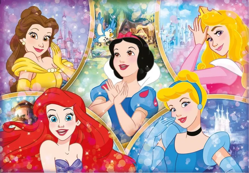 Puzzle Clementoni Puzzle Najkrajšie Disney princeznej 180 dielikov