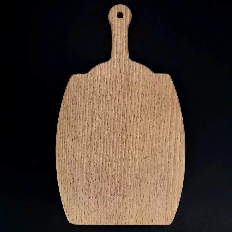Doštička AMADEA Drevená doštička v tvare suda, masívne drevo, 25x14,6x1,1 cm