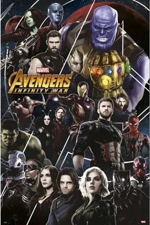 Plagát Marvel - Avengers Infinity War - plagát