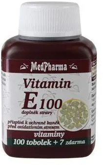 Vitamín E MedPharma Vitamín E 100 - 107 tob.