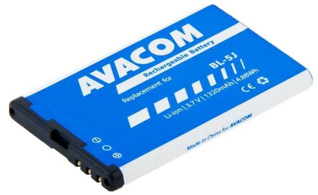 Batérie pre mobilný telefón Avacom pre Nokia 5230, 5800, X6 Li-Ion 3.7V 1320mAh (náhrada za BL-5J)