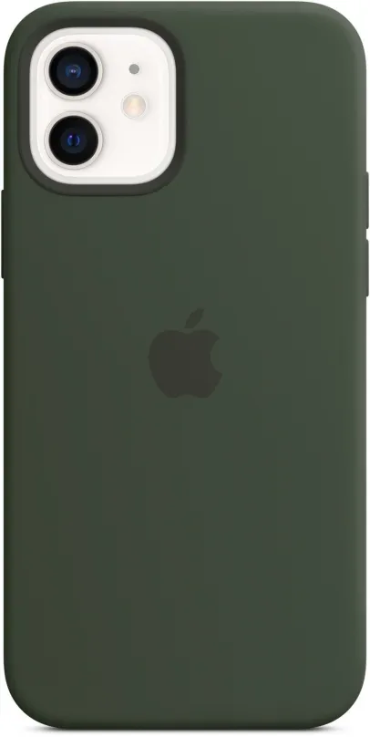 Kryt na mobil Apple iPhone 12 Mini Silikónový kryt s MagSafe cyperskou zelený