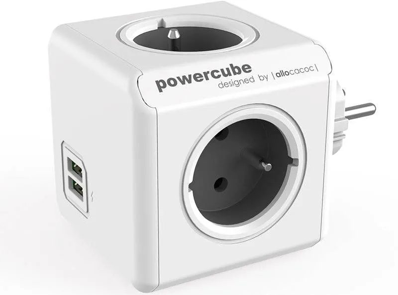 Rozbočovač PowerCube Original USB sivá