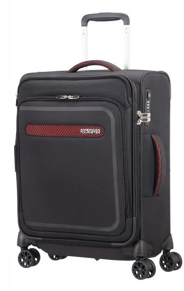 Cestovný kufor American Tourister Airbeat Spinner 55 EXP Universe Black
