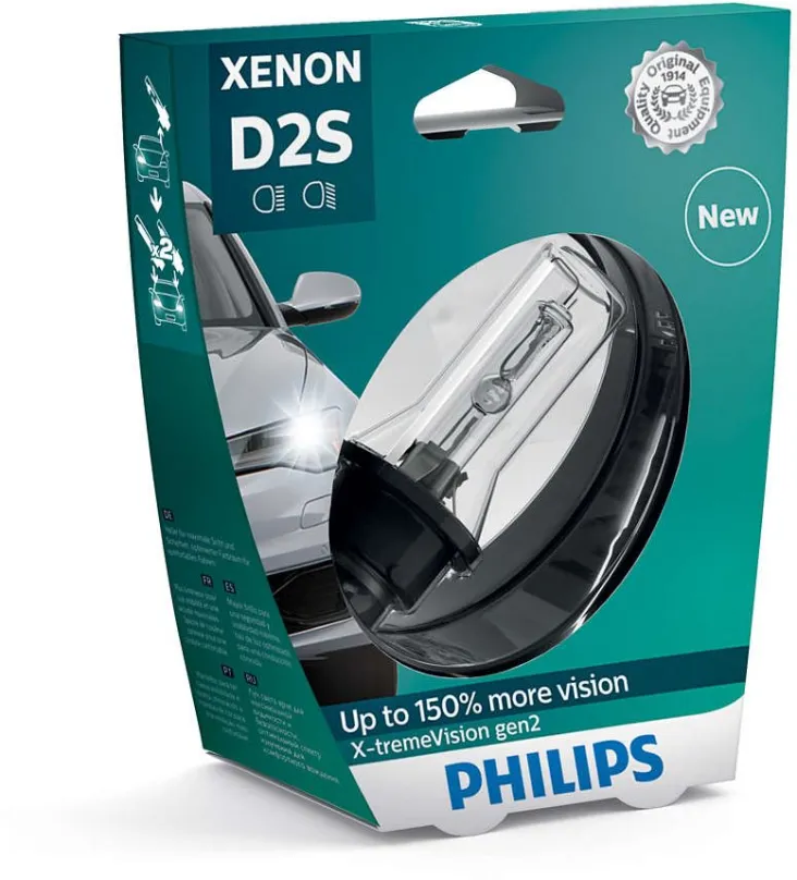 Xenónová výbojka PHILIPS Xenon X-tremeVision D2S 1 ks